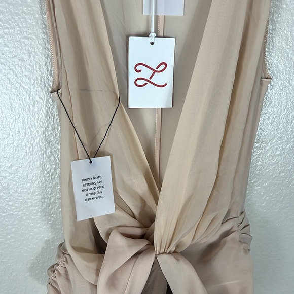 L'Academie by Marianna Marin Midi Dress in Neutral - Picture 6 of 10